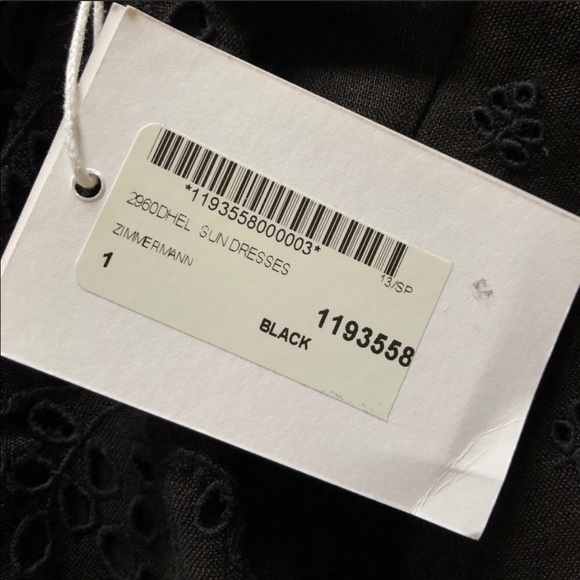 Traded💞! Zimmermann sz 1 eyelet ruffle sundress - Picture 8 of 8